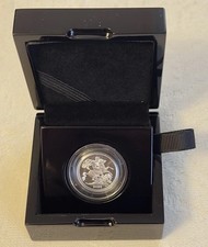 Sterlina 2026 Proof Argento 999 moneta Sovereign Coin Il Drago e San Giorgio Box