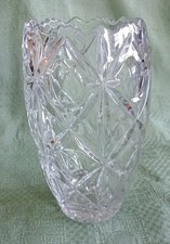 Vaso in cristallo anni 60 con
