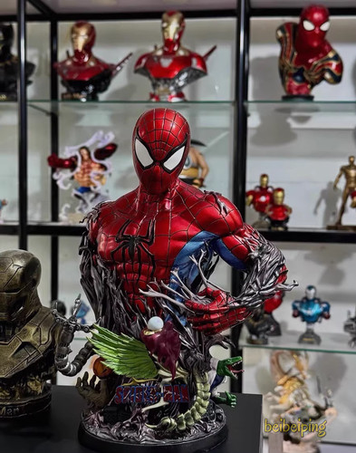 Busto spider man resina 3 - spider-man,