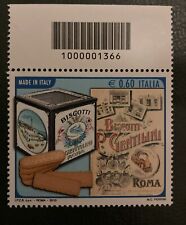 FRANCOBOLLI Italia Repubblica 2010 Codice a Barre Biscotti Gentilini 1366