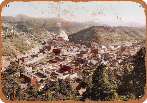 Insegna metallo 1897 - insegna, in
