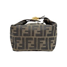 Borsa in tela marrone FENDI