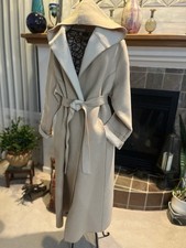 Cappotto trench 100% LANA