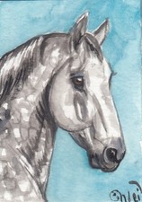 ACEO originale Acquerello Art