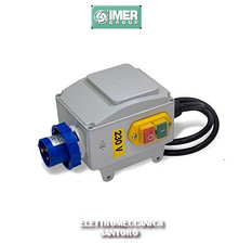 INTERRUTTORE SALVAMOTORE VOLT 220 PER BETONIERA IMER 180 190 250 KW 1