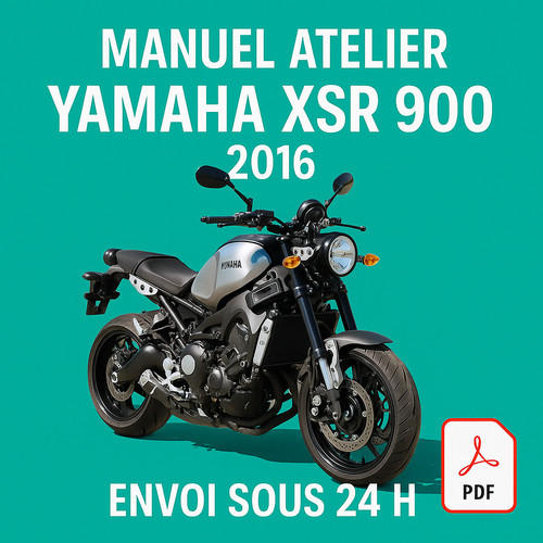 Manuel atelier yamaha - yamaha, xsr