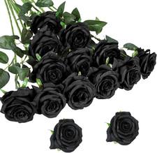 12 Pcs Fiori Artificiali Rose
