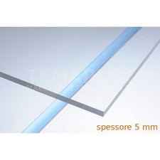 Lastra Plexiglass Ultra Trasparente con Pellicola Protettiva mm 5 varie misure