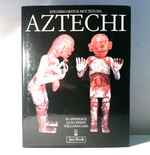 AZTECHI DI EDUARDO MATOS MOCTEZUMA LIBRO GRANDE FORMATO DA COLLEZIONE - (122)