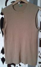 GILET UOMO Beige Cotone BENETTON  tg. L