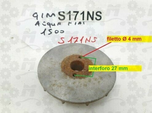 Girante alluminio pompa - in,