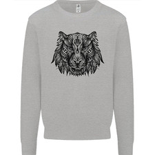 Felpa Mandala Art Tiger Uomo