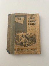 Fiat Lista Ricambi Originale Manuale Uso e Manutenzione Cingolato Trattore 