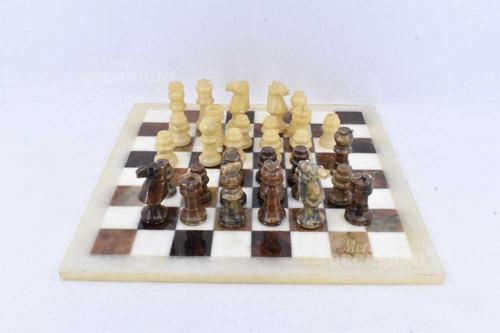 Scacchiera marmo onice - marmo, e