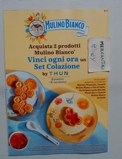 Mulino Bianco vinci Thun PUBBLICITÀ ADVERTISING WERBUNG CLIPPING PUBLICITE