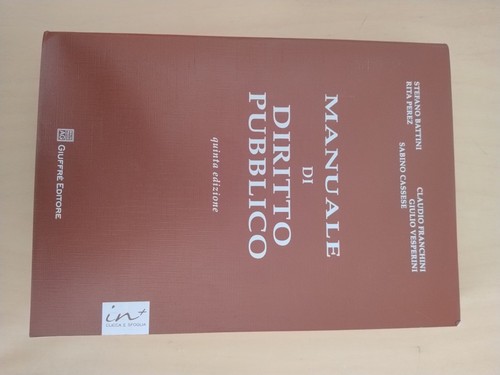 Manuale diritto pubblico - manuale,