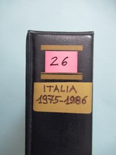 ITALIA 1975-86 COLLEZIONE USATA COMPLETA SU FOGLI MARINI + ALBUM 24 FOTO (26)