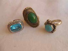 LOTTO 3 ANELLI NUOVI MISURA 20