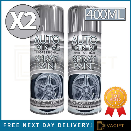 Vernice spray cromata - 2x, 400ml