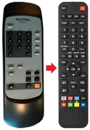 Telecomando adatto per rotel - telecomando,