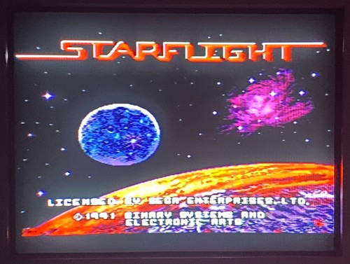 Starflight per sega - sega, drive