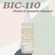 CHEPARK BIC-110 Pulitore Catena e Cassetta 120ml per Bottiglia Bici Strada e MTB Nuovo con scatola