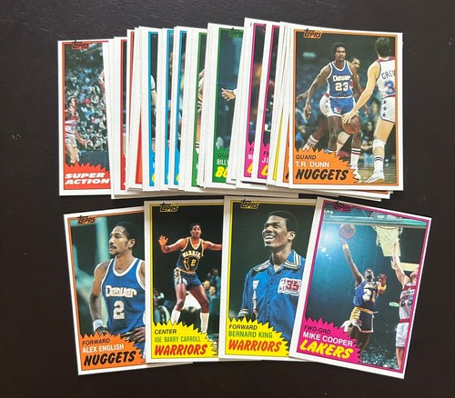 1981 topps basketball west - 1981,