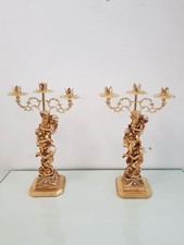PAIR OF CANDLESTICKS WITH 3