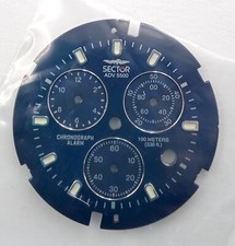 Nos sector Adv 5500 Cronografo Allarme Sphere 5215318060 Quadrante Watch Vintage