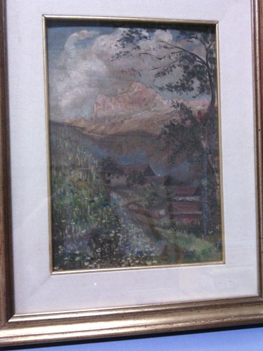 Quadro dipinto tavoletta - su,