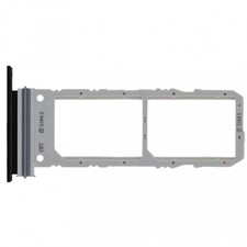 VASSOIO SIM PER SAMSUNG GALAXY NOTE 10 DUAL 2 SIM ADATTATORE SCHEDA NERO
