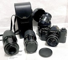 Yashica FX-D SE Quartz, Obiettivi 50mm, 28mm, 75-200mm, 80-200mm, FUNZIONANTE