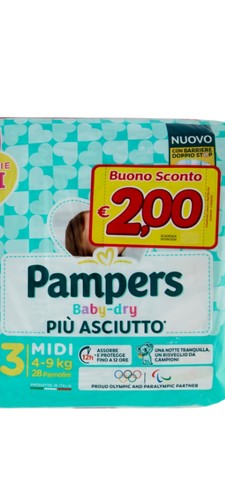 Pampers baby dry midi - pampers,