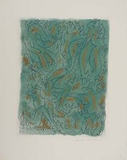 André MASSON : Féminaire, Gravure originale signée