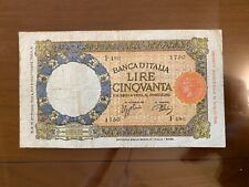 BANCONOTA LIRE 50 LUPETTA