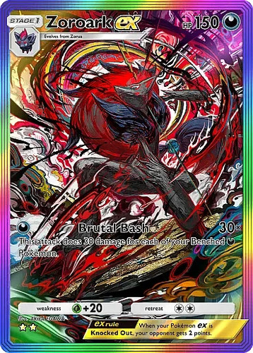 Zoroark rainbow - (fast), ex