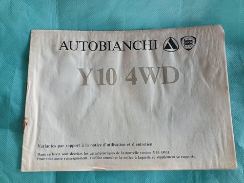 Y10 4wd autobianchi variantes - y10,