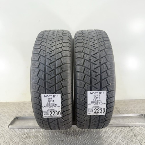 Gomme usate 245 r16 - gomme, 107t