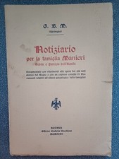 1928-ABRUZZO-L'AQUILA-BAZZANO-FAMIGLIA MANIERI-NOBILI-ARALDICA-STORIA ABRUZZESE