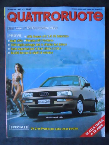 Quattroruote 382 1987 - 382, alfa