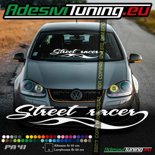 Adesivo street racer - street,