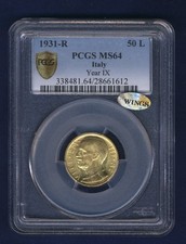 ITALIA 1931-R ANNO IX 50 LIRE