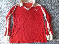 MAGLIA SHIRT TRIKOT VINTAGE FOOTBALL MATCH F.C. KINDERBEUERN N°14 RED ROSSA