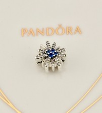 Nuovo Originale Pandora Inverno Blu Fiocco di Neve Abbagliante Fuochi d'artificio Charm 797518NCB