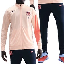 Tuta Nike Uomo Barcellona Original S M L XL Pesca Blu Invernale Sportiva complet