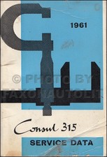 1961 Ford Consul 315 Libro Di