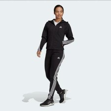 Adidas Tuta Sportswear Energize, Donna -    (Nero/Bianco)