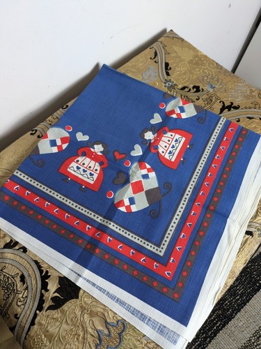 Vtg scandinavian style linen - ,