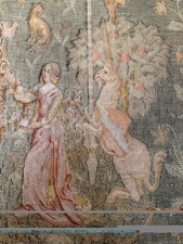 Antico arazzo Aubusson punto