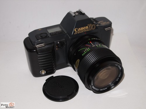 Set canon slr camera t70 - set:,